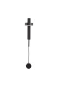 Lampa ścienna FIKO czarna 120 cm