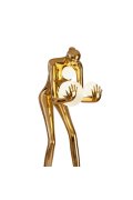 Lampa podłogowa WOMAN-2 GOLD złoty połysk 190 cm
