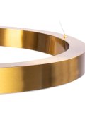 Lampa wisząca CIRCLE 60+60 LED mosiądz na 1 podsufitce
