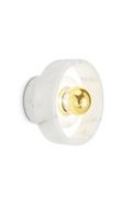 Lampa ścienna UNIVERSO marmurowo złota 18 cm
