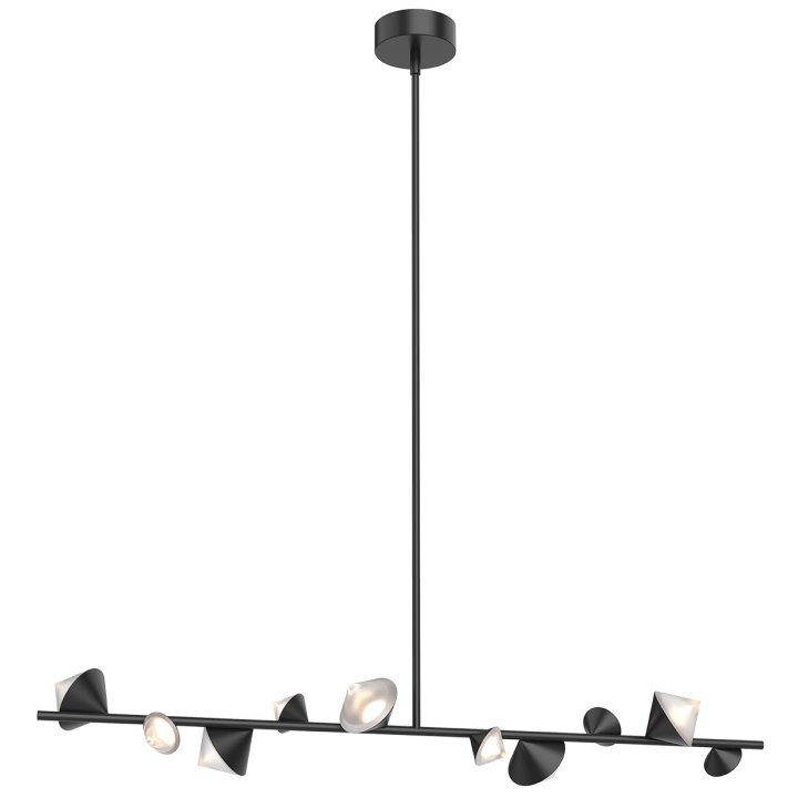 Lampa wisząca CONE LED czarna 130 cm