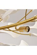 Lampa wisząca BOTANIKA złoto biała 100 cm