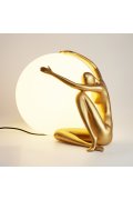 Lampa stołowa WOMAN-1 złota 47 cm