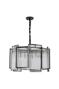Lampa wisząca IMPERIO czarna 80 cm