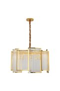 Lampa wisząca IMPERIO złota 80 cm