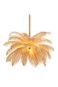 Lampa wisząca EMU pióra beżowe 100 cm