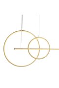 Lampa wisząca NEW AGE LED złoty 120 cm