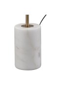 Lampa podłogowa ze stolikiem VINCENT złota 146 cm