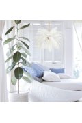 Lampa wisząca EMU pióra różowe 100 cm