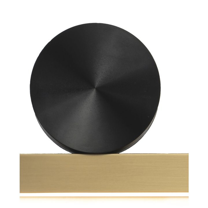 Lampa ścienna BOOGIE LED złoto czarna 45 cm