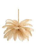 Lampa wisząca EMU pióra beżowe 100 cm