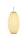 Lampa wisząca SILK BARREL biała 60 cm