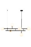 Lampa wisząca MODERNO DUO czarna 100 cm