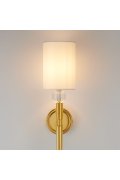 Lampa ścienna DAMA złota 92 cm