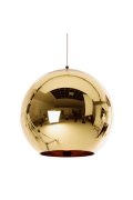 Lampa wisząca MIRROR GLOW - L złota 40 cm