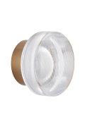 Lampa ścienna CARMELLO LED transparentna złota 13,5 cm