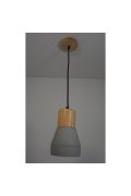 Lampa wisząca CONCRETE szary beton 12 cm
