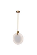 Lampa wisząca MARBLE LED marmurowo złota 30 cm