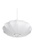 Lampa wisząca SILK X-shape biała 60 cm
