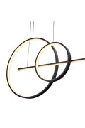 Lampa wisząca NEW AGE LED czarna 120 cm