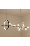 Lampa wisząca ORION LONG-120 czarna 120 cm