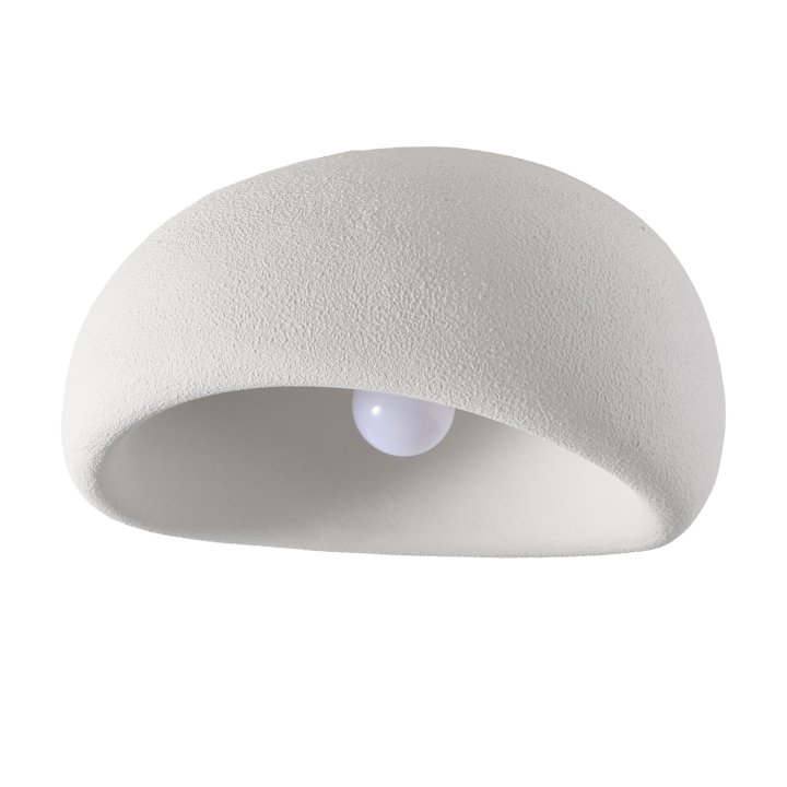 Plafon sufitowy STONE biały 50 cm