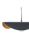 Lampa wisząca ENZO czarno złota 60 cm