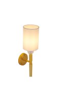 Lampa ścienna DAMA złota 92 cm