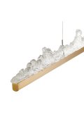Lampa wisząca MONTANA LONG LED złota 125 cm
