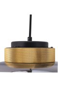 Lampa wisząca BOOM LED szaro złota 25 cm