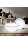Lampa ogrodowa pufa APPLE M LED RGBW 16 kolorów 56 cm