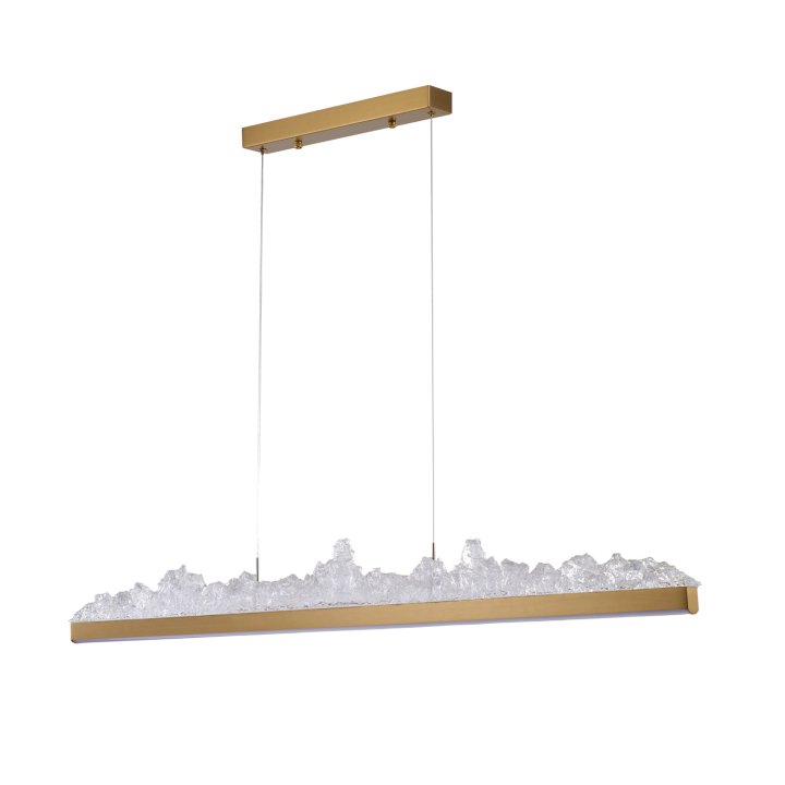 Lampa wisząca MONTANA LONG LED złota 125 cm