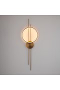 Lampa ścienna ECLIPTICA LED złota 100 cm