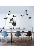 Lampa wisząca CRANE-3P czarna