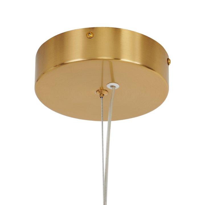 Lampa wisząca BRILLA-6 LED biało-złota 125 cm