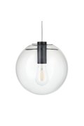 Lampa wisząca TONDA czarna 25 cm