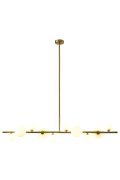 Lampa wisząca MILKY DROP złota 120 cm