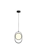 Lampa wisząca ELIPSE L LED czarna 65 cm