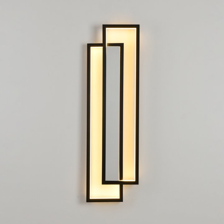 Lampa ścienna SYMMETRY-100 LED czarna 100 cm