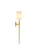 Lampa ścienna DAMA złota 92 cm
