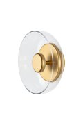 Lampa ścienna DISCO LED złota 23 cm