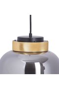 Lampa wisząca BOOM LED szaro złota 25 cm