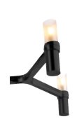 Lampa wisząca CANDLES-12B czarna 106 cm