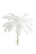 Lampa podłogowa EMU pióra białe 170 cm