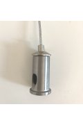 Lampa wisząca CIRCLE 60 LED tytanowy 60 cm