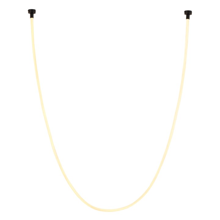 Lampa wisząca SNAKE LED wąż ledowy czarna 400 cm