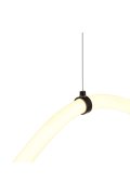 Lampa wisząca SNAKE LED wąż ledowy czarna 300 cm
