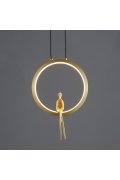 Lampa wisząca AMICI led złota 27 cm