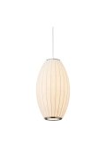 Lampa wisząca SILK BARREL biała 50 cm