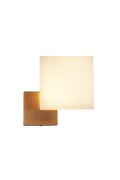Lampa ścienna CUBO LED złota 18 cm